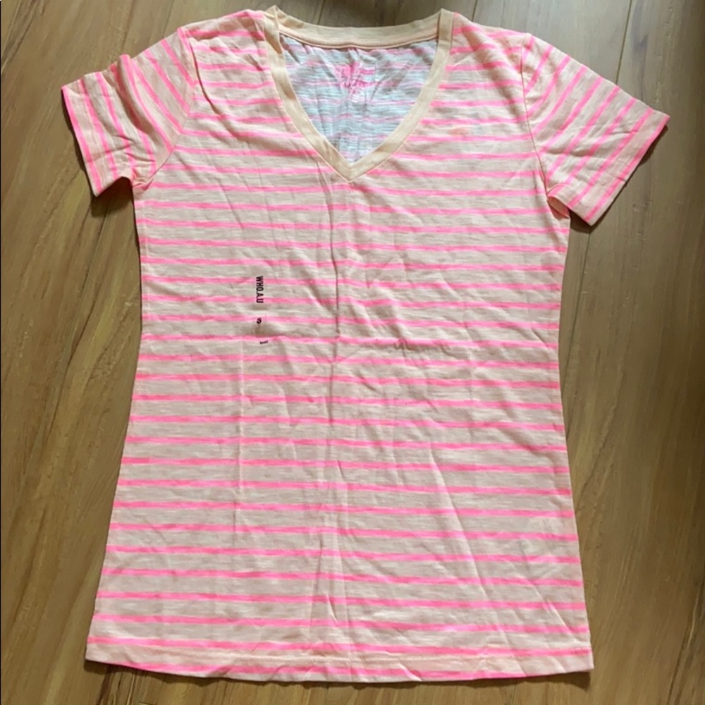 Striped Pink T-Shirt from Who.A.U NEW